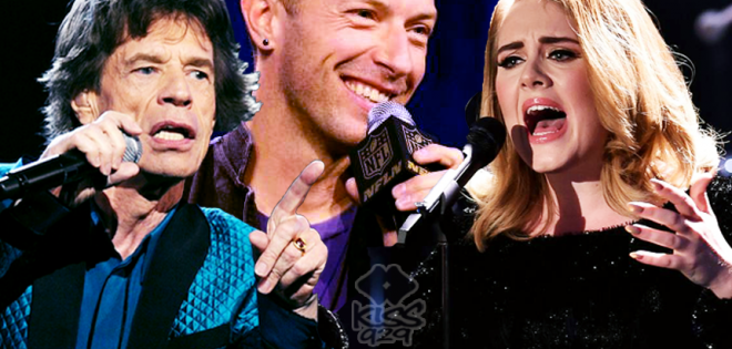 Adele – Coldplay – Rolling Stones!