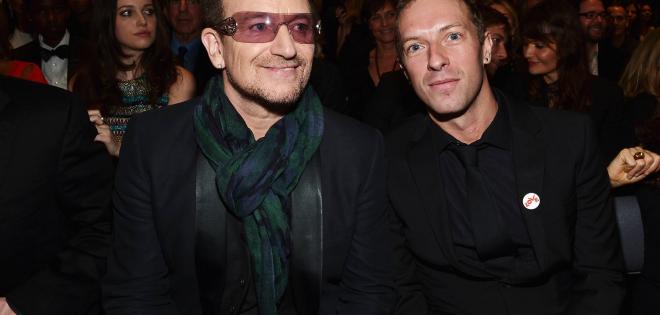 Bono: "Οι Coldplay δεν είναι ροκ μπάντα"