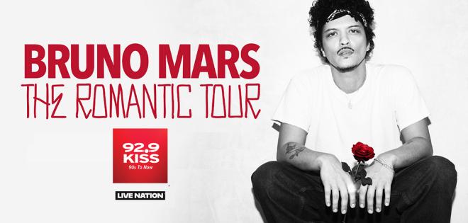 Kiss World Concerts “Bruno Mars - The Romantic Tour”