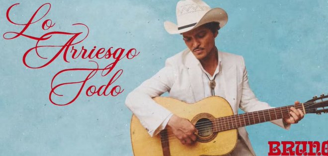 Ο Bruno Mars σκαρφαλώνει στα latin charts με το «Lo Arriesgo Todo»