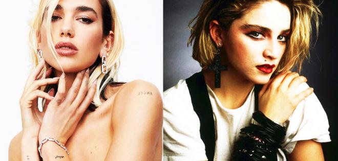 Συνεργασία στο στούντιο με τη Madonna επιδιώκει η Dua Lipa