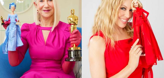 Helen Mirren & Kylie Minogue έγιναν κούκλες Barbie