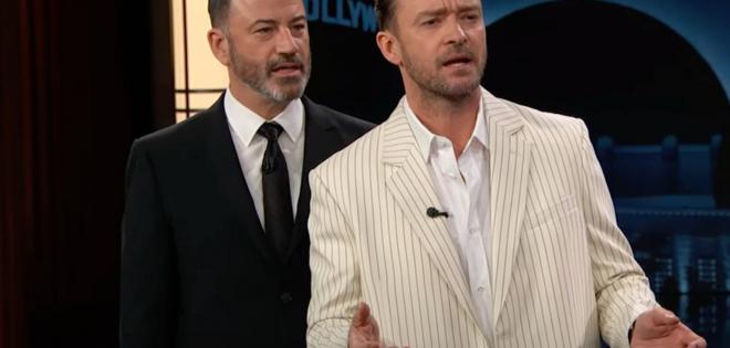 Justin Timberlake: Εισέβαλε στο στούντιο του Jimmy Kimmel - Ντεμπούτο για το "No Angels"