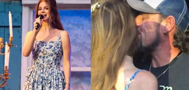 Η Lana Del Ray διέκοψε τη συναυλία της για να φιλήσει τον σύζυγό της