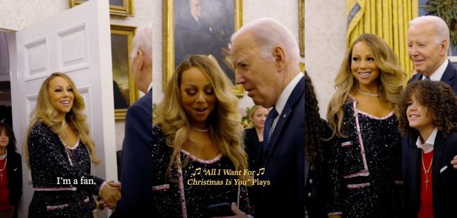Η επίσκεψη της Mariah Carey στον Λευκό Οίκο