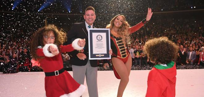 Τρία νέα παγκόσμια ρεκόρ Γκίνες καταρρίπτει η Mariah Carey