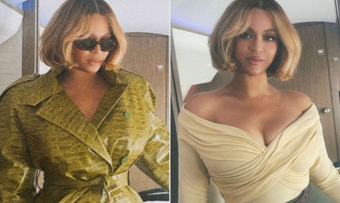 Η Beyoncé πόζαρε με ξανθό καρέ και άφησε τους θαυμαστές της άφωνους