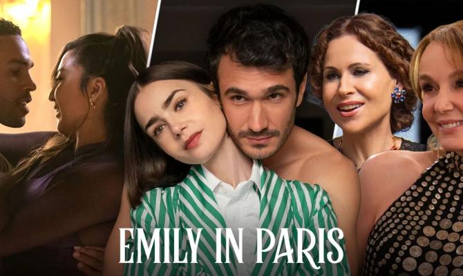 Emily in Paris: Το νέο poster της σειράς αποκαλύπτει Ρώμη και Παρίσι 