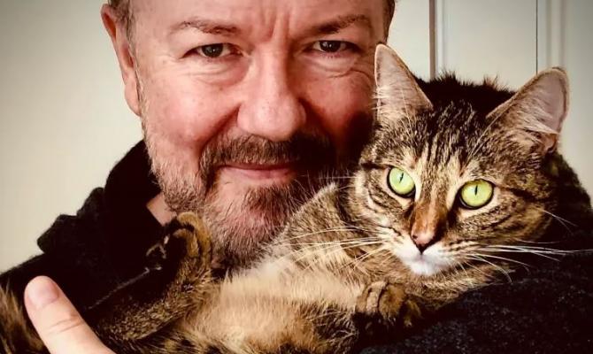 Τι κοινό έχει ο Ricky Gervais με τους "κεραμιδόγατους"; 