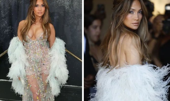 Η Jennifer Lopez στην επίδειξη μόδας της Σίλιας Κριθαριώτη στο Παρίσι