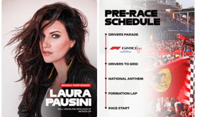 Η Laura Pausini θα εμφανιστεί στο Ιταλικό GP του 2026 στη Μόντσα 