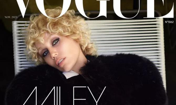 Αγνώριστη η Miley Cirus στο εξώφυλλο της «Vogue»