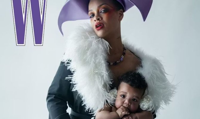 Η Rihanna πόζαρε με την εφτά μηνών κόρη της σε εξώφυλλο περιοδικού