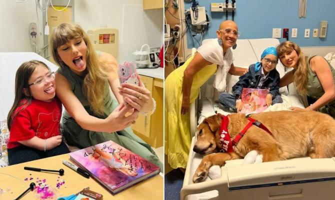 Η Taylor Swift χάρισε χαμόγελα σε παιδιά σε νοσοκομείο της Φλόριντα