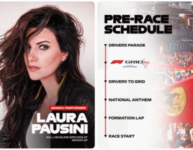 Η Laura Pausini θα εμφανιστεί στο Ιταλικό GP του 2026 στη Μόντσα