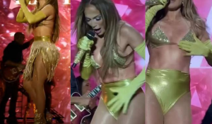 Jennifer Lopez: Της έπεσε η φούστα επί σκηνής