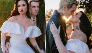 Η Demi Lovato παντρεύτηκε τον αγαπημένο της Jordan «Jutes» Lutes, σε μια ρομαντική τελετή στην Καλιφόρνια.