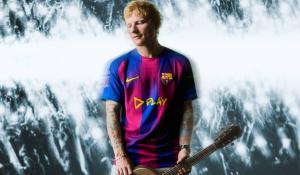 Ο Ed Sheeran και η FC Barcelona λανσάρουν την περιορισμένης έκδοσης φανέλα «Play» για το Clásico