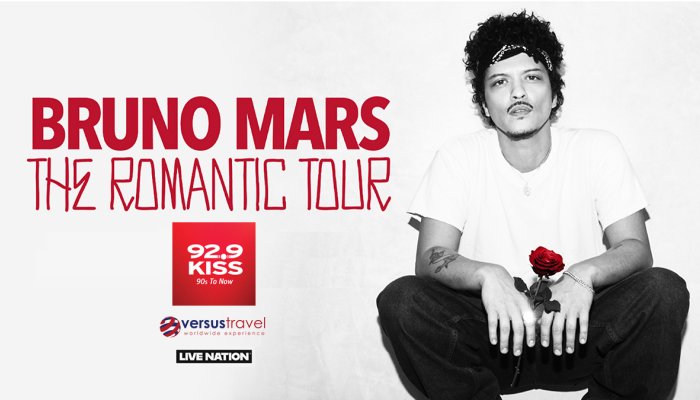 Kiss World Concerts “Bruno Mars - The Romantic Tour”
